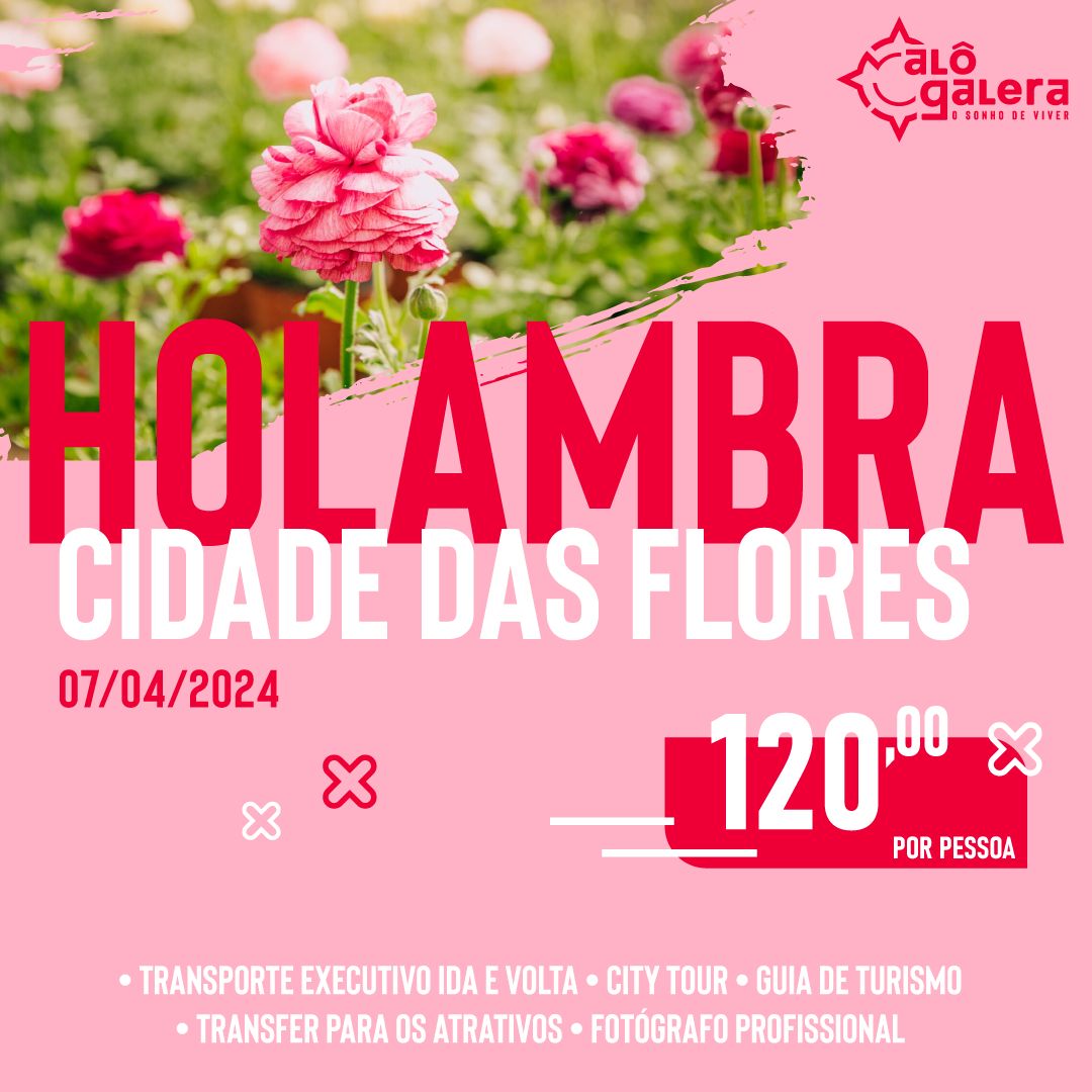 HOLAMBRA – A Cidade das Flores – Alô Galera Viagens