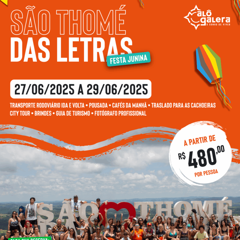 06.2025 - SÃO THOMÉ DAS LETRAS - Edição Festa Junina + Open Bar