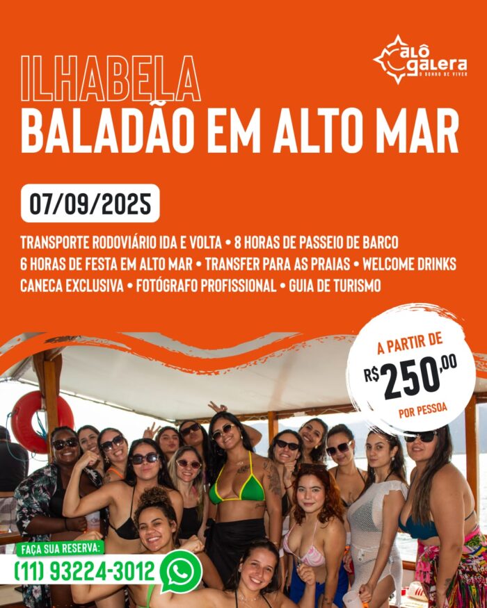 09.2025 - ILHABELA - BALADÃO EM ALTO MAR - Edição Festa Tropical