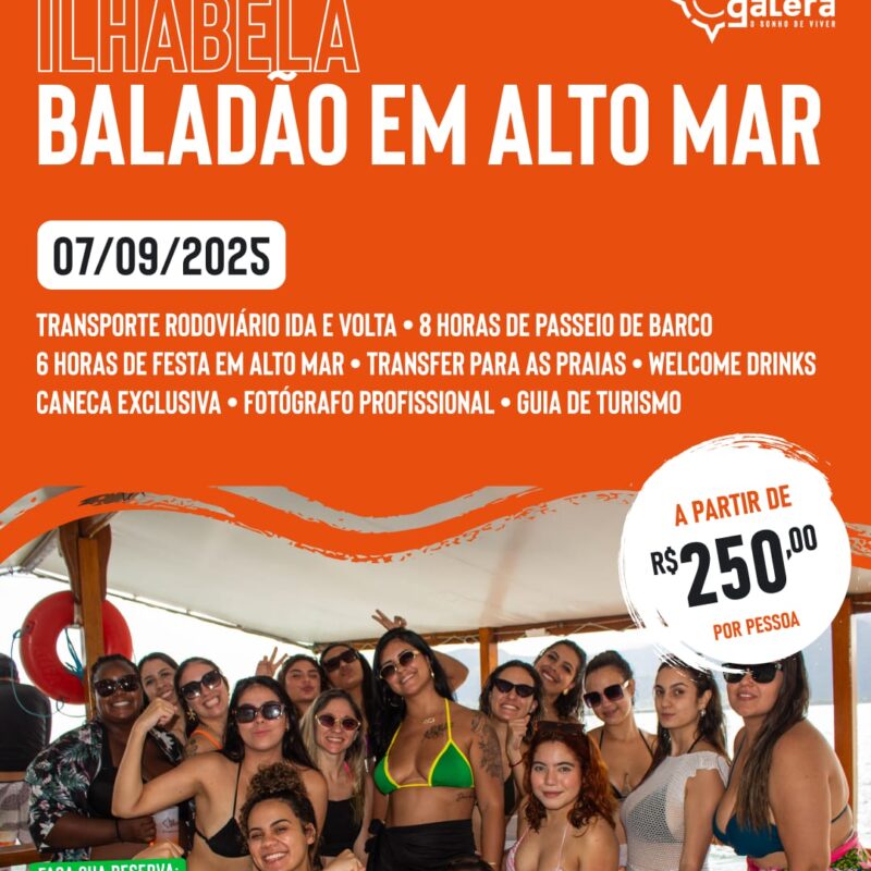 09.2025 - ILHABELA - BALADÃO EM ALTO MAR - Edição Festa Tropical
