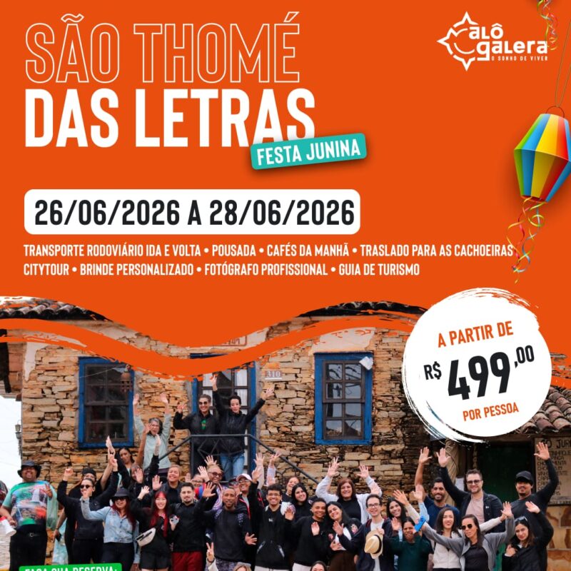 06.2026.02 - SÃO THOMÉ DAS LETRAS - Edição Festa Junina + Open Bar