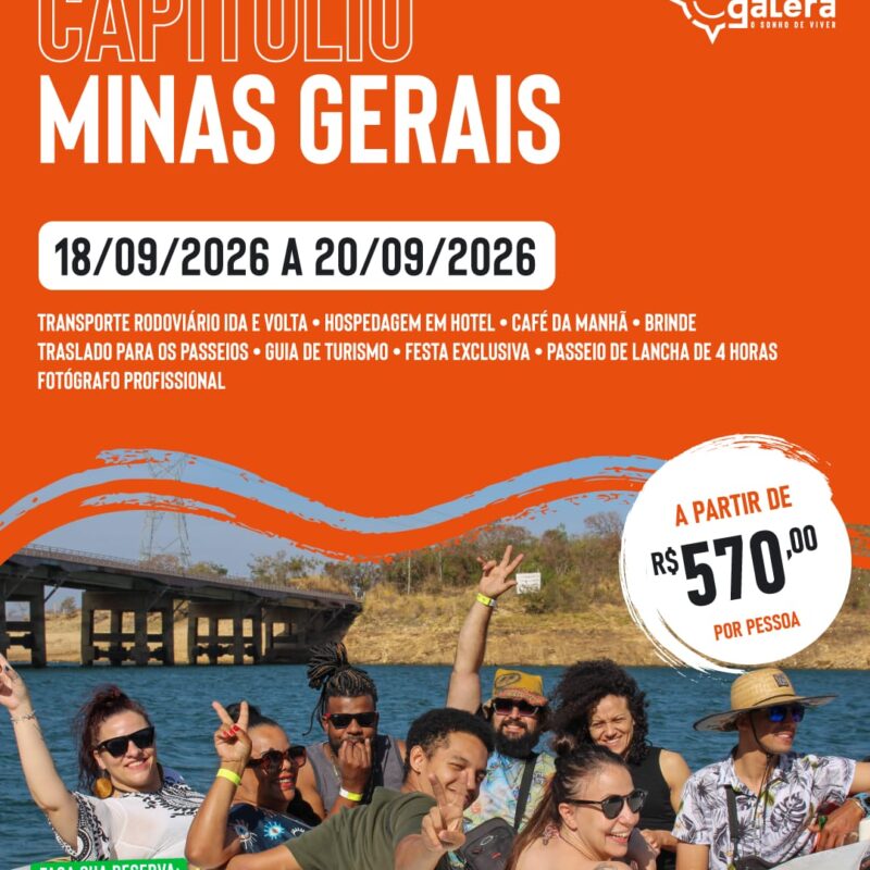 09.2026 - CAPITÓLIO - MG + PASSEIO DE LANCHA + FESTA OPEN BAR
